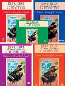 John W. Schaum Piano Course Levels Pre-A Through D – Alfred Music