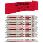 10x Saxton 200mm Heavy Duty Reciprocating Sabre Saw Metal Blades R825BF fits Bosch, Dewalt, Makita etc