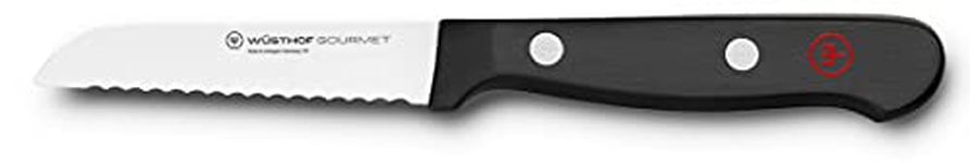 WÜSTHOF Gourmet 3" Serrated Paring Knife,Black