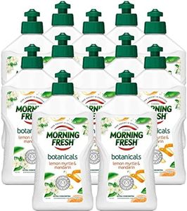 Morning Fresh Ultra Concentrate Botanicals Lemon Myrtle and Mandarin Dishwashing Liquid, 350 ml (Pack of 12)