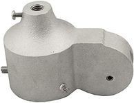 Silver Aluminum Stationary Flagpole Truck Pulley Assembly - fits 2.375" Diameter flagpole top- Single Pulley - Made in USA