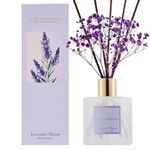COCORRÍNA Reed Diffuser with 8 Sticks, 200ml Lavender Thyme Scented Diffuser, Home Fragrance for Bedroom Bathroom Living Room, Home & Office Decor