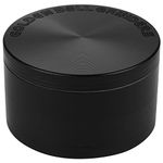 Golden Bell 3 inch Grinder 4 Layers Spice Grinder Zinc Alloy Grinder - Black