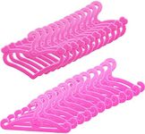 Fat-catz-copy-catz 20 Pcs Pink Hangers Made for 11" Size Girl Dolls' Clothes Accessories Outfits