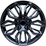 COYOUCO Hubcaps (Set of 4) Wheel Covers 14/15 Inch Hub Caps Rim Cover - Car Accessories for Wheels,Black,15 inch