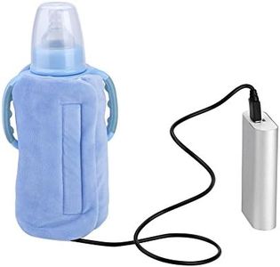 Milk Bottle Heated Pad, USB Portable Mug Milk Bottle Warmer Milk Bottle Heater Feeding Bottle Infant Storage Bag for Outdoor(Blue)