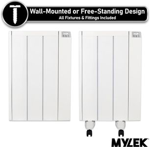 MYLEK 2000W Ceramic Panel Heater – Wall Mounted Electric Heater