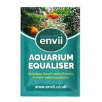 Envii Aquarium Equaliser – Aquarium pH Balance & Controller, Reduces pH & Buffers KH & GH in Fish Tanks, Ammonia Remover Treats 500 Litres of Water