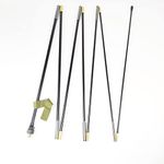 Crotek Manpack CB Radio Whip Antenna Collapsible 7 Element 112 Inch Black Color