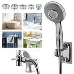 Klleyna Shower Head Sink-Faucet Bathtub-Bathroom-Garden - Hose Sprayer Attachment(5 Adapters) for Hair Washing & Pet Dog Rinse & Baby Bath, ON/OFF Extension for Moen, Kohler, Delta, American Standard