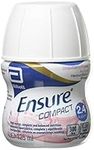 Ensure Compact, Nutritional Supplement Drink, Strawberry Flavour, Contains Protein, Vitamins and Minerals, 125 ml (Pack of 4)