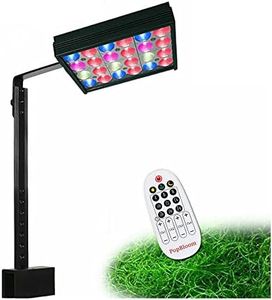 PopBloom 30W Refugium Lamp with Timer Full Spectrum Algae Tank Light for Marine Coral Reef Aquarium Filter, Aquarium Accessories