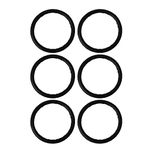 BQLZR 50Pieces Trumpet Cornet Tuning Slide Rubber Stop Ring Bumper Stopper O Ring