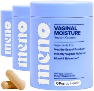 O Positiv MENO Vaginal Moisture Support Capsules – OBGYN-Formulated to Support Healthy Vaginal Moisture, Mood & Relaxation – Hormone-Free with Maca & Fenugreek Seed – 30 Servings (Pack of 3)