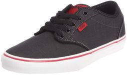 Vans Men's Atwood Black/Chili Ankle-High Canvas Fashion Sneaker - 9.5M