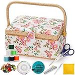ZOOFOX Sewing Basket with Accessori
