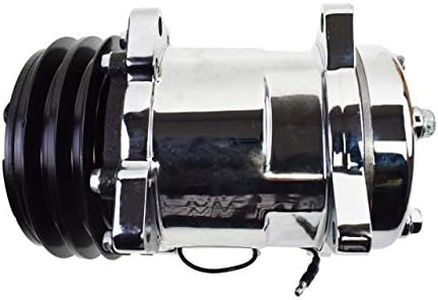 A-Team Performance - Sanden 508 Style Clutch V-Belt - A/C Compressor Chrome