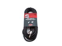 Stagg SGC10PL DL Pro-Series 10m Angled Jack Instrument Cable - Black