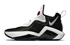 Nike Mens Lebron Soldier XIV 14 Basketball Shoes, Black/White-university Red, 12