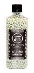 Taktik 0.20g Airsoft Tracer BBS Bio - Precision Grade Highly Polished Biodegradable Airsoft bb - 3000 Rounds Bottle Airsoft Tracer with Match Grade BBS 6mm