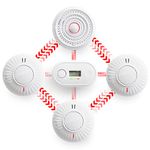 Wireless Interlinked Smoke, Heat & Carbon Monoxide Alarm Bundle | Scotland & England Law Compliant | 10 Year Battery Life | CE & BS Certified | LINKD Alarms | Pre Linked | UK Phone & Email Support