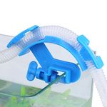 FILFEEL Aquarium Hose Holder, Adjustable Mounting Clip Water Pipe for Mount Tube Plastic Fish Tank Filter and Water Filtration Fixed Clamp Clip