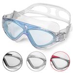 Swimming Goggles for Adults and Kids,Anti Fog No Leakage Clear Vision UV Protection Comfortable,Professional Swim Goggles for Men Women Boys Girls Children