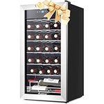 AAOBOSI Wine Fridge, 17 Inch Wine C