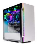 Skytech Gaming Archangel Gaming Computer PC Desktop – Ryzen 5 3600 3.6GHz, GTX 1660 Super 6G, 500GB SSD, 16GB DDR4 3000MHz, RGB Fans, Windows 10 Home 64-bit, 802.11AC Wi-Fi, White, ST-Arch3.0-0038