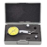 0-0.8mm Precision Metric Dovetail Rails Dial Test Indicator Dial Gauge with 2 Probes(Ruby)