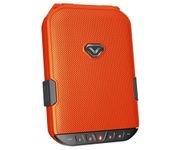 VAULTEK LifePod Secure Waterproof Travel Case Rugged Electronic Lock Box Travel Organizer Portable Handgun Safe with Backlit Keypad (Rush Orange)