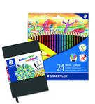 Staedtler Noris 185 C24 SB Colouring Pencils with 24 Assorted Colours