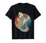 Koi Carp Fish Vintage Funny Japanese Fishing Lover Graphic T-Shirt