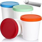 Nuenen 5 Pack Ice Cream Containers 