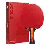 JOOLA Red Carbon X – Elite Table Tennis Bat with MICRON+ Rubber, CLOUDBLAST Sponge & Dual Carbon Core