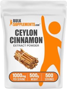 BulkSupplements.com Cinnamon Bark Extract Powder - Cassia Cinnamon Powder - Cinnamon Extract Powder - Cinnamon Supplement - Herbal Supplements for Heart Health (500 Grams - 1.1 lbs)