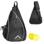 Himal Pickleball Bag- Adjustable Pickleball,Tennis,Racketball Sling Bag - Pickleball Backpack with Water Bottle Holder for Men and Women