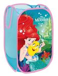 Superdiver Foldable Children's Fabric Basket with Handles Disney Ariel The Little Mermaid I Cubes Organizer for Clothes and Toys 58x36x36 Children's Room I Container Room Girls I Basket Bedroom Baby