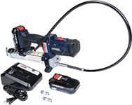 Lincoln Electric 1888 PowerLuber 20 Volt Lithium Ion Professional High Pressure 2 Speed Cordless Grease Gun, 10,000 PSI, Two Battery Kit with Carrying Case and Charger (LIN1888)