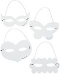 Do It Yourself Shaped Paper Masks 24 Pc - Crafts for Kids and Fun Home Activities