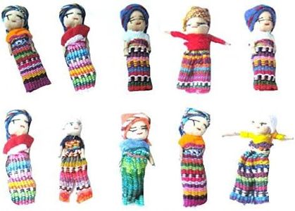 vendo Poupées à soucis, Lot de 10 dans, Grande env. 5,5 cm, poupées à soucis, Quitapenas, poupées tracas, mangeuses de chagrins