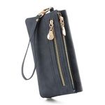 LHHMZ Women Long Wallet Large Capacity Wallet Long Clutch Bag Multiple Card Slots Wallets Ladies Purses Soft Leather Purses