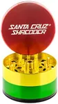 Santa Cruz Shredder Metal Spice Grinder Made in USA (Large (2.7 Inch), Rasta)