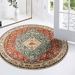 Lahome Boho Tribal Round Rugs - 3Ft