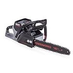 POWERWORKS 60V Brushless 16-inch Chainsaw, Battery Not Included CS60L00PW,Black, Grey, Red