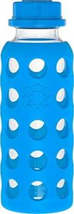 Glass Bottle with Flat Cap and Silicone Sleeve Ocean Lifefactory 9 oz Bottle