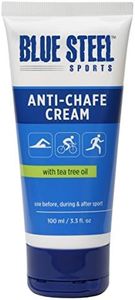 Blue Steel Sports Anti Chafe Cream | Long lasting Chafing Protection | Water & Sweat Resistant | Non Sticky & Non Greasy | Non Staining| Whole Body Protection | Gentle on Sensitive Skin