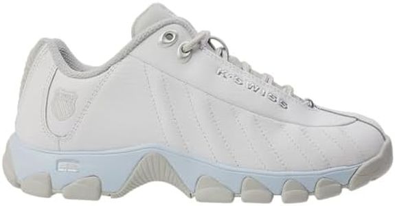 K-Swiss Women's ST329 CMF Sneaker, White/Gray/Ice Blue, 7 M