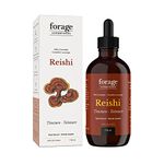 Forage Hyperfoods - Reishi Mushroom Tincture, With Reishi Mushroom Extract for Better Immune System and Stress Response, For Natural Calm, Dual Extract, Original, 118 ml