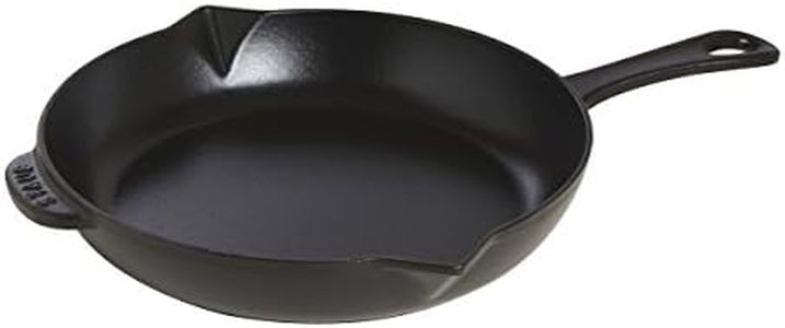 Staub Pan Frying Pan with Cast Iron Handle, 26 cm, Black